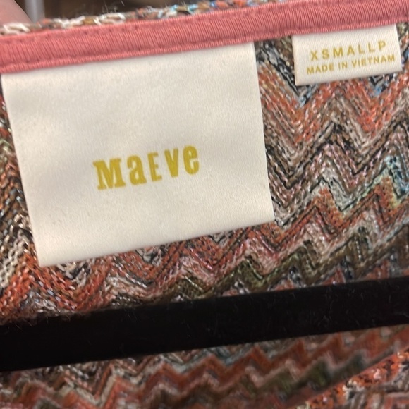 Anthropologie Maeve  - Westwater Knit Chevron Dress XSP - Picture 9 of 12